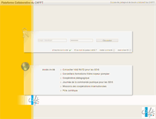 Tablet Screenshot of collaboratif.cnfpt.fr